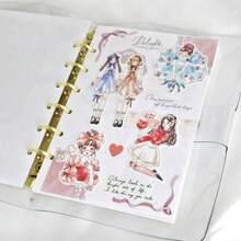 Amie Sticker アミ ステッカー かわいい フレークシール アンティークボーイ 上質紙 日本製 - ガーリーガール - チェックする 3