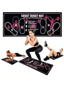 Squat Pad, Squat Training Mat, Helps Improve Workout Efficiency, Soft And Elastic, Easy To Clean And Store, Suitable For Gym Workouts, Home Workouts, Indoor/Outdoor Activities, Also Suitable For Yoga And Pilates - Multicolor - View 13