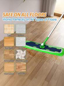 2pcs Coral Fleece Mop Cloth, Reusable And Washable, Suitable For Cleaning Hardwood Floors And Various Surfaces, Durable Synthetic Material, Essential For Floor Cleaning, Decorative Style Easy-To-Clean Mop Cloth - Replacement Mop Pads - View 6