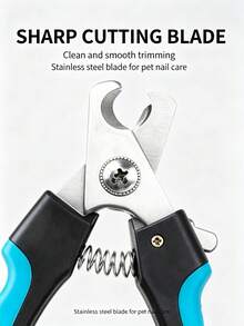 Professional Pet Nail Clippers, Suitable For Small Dogs And Cats, With Quick Sharp Stainless Steel Blades, Non-Slip Ergonomic Handle, Trimmer Effectively Protects Nails, Making The Trimming Process Painless - A - View 3
