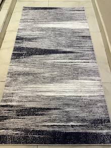Digitally Printed Non-Slip Washable Runner And Area Rug Living Room Carpet, Modern Design | Modern, Scandinavian, Bohemian And Classic Styles | 100% Polyester - Grey - View 9