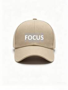 1/3件中性印花「FOCUS」棒球帽，可調節遮陽帽，透氣卡車帽，適合運動/日常/街頭風/旅行/夏季 - 彩色 - 查看 27