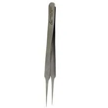 Pinza Relojero 3 Profesional Precisión Acero Inoxidable Punta Fina Reparación Relojes Joyería Electrónica Microcomponentes Herramienta Manualidades Modelismo - Plateado - Ver 1