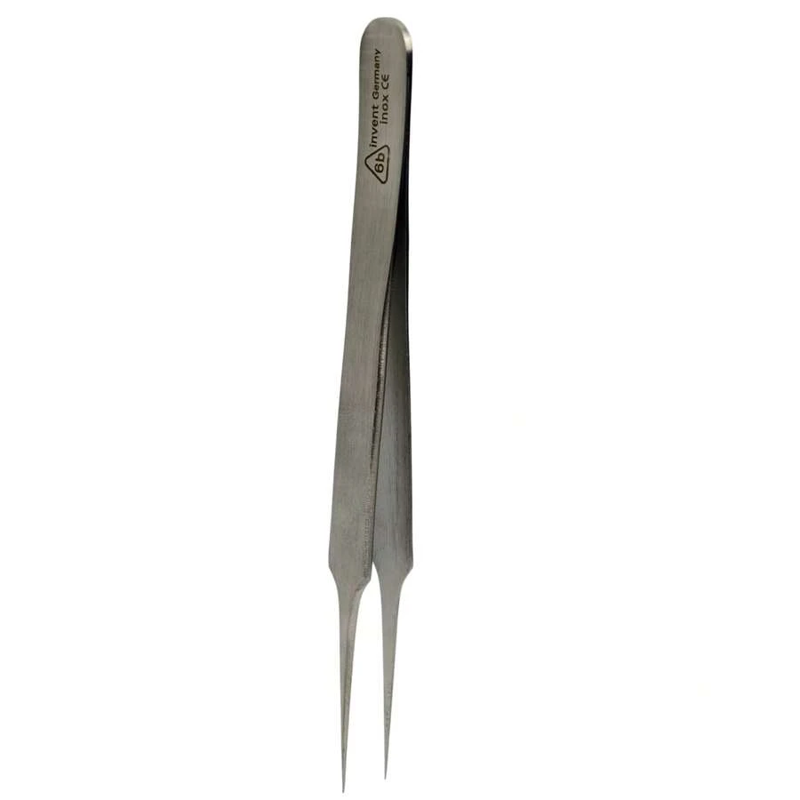 Pinza Relojero 3 Profesional Precisión Acero Inoxidable Punta Fina Reparación Relojes Joyería Electrónica Microcomponentes Herramienta Manualidades Modelismo - Plateado - Ver 1