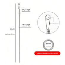 5pcs Spring-Loaded Flexible Drawstring Replacement Tool | 2-In-1 Elastic Band Threader, Suitable For Pants, Sweatshirts And Skirts | Home Essential Set, Includes Threader, No-Sewing DIY Helper | Suitable As Christmas Gift For Women (Steel Spring, Bendable Guide Head), Available In 5pcs Or 1pc Set - Stainless Steel - View 7
