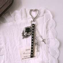 1pc European & American Gothic Cross Keychain, Halloween Personalized Bag Charm Pendant, Niche Accessory - Multicolor - View 7