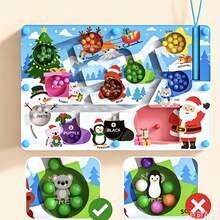 1 Set Wooden Christmas Ball Color Sorting Board With Acrylic Protection, Children's Color Recognition Matching Maze Toy, Early Education Educational Toy - Multicolor - View 6