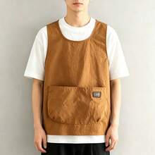 Breathable Sleeveless Apron, Cool And Comfortable, Suitable For Long-Term Wear In Summer. Features Quick-On/Off Design, Large Pockets For Convenient Storage, Suitable For Kitchen Cooking, Art Studio Activities And Daily General Use, Simple And Versatile. - Multicolor - View 17