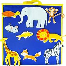hoojojo 14Pcs Felt Storytelling Set, A Taste Of The Moon Storybook Theme, Classroom Interactive Props, Role-Playing Toy, Teaching Supplies, Early Learning Educational Toy, Back-To-School Essential - Multicolor - View 9
