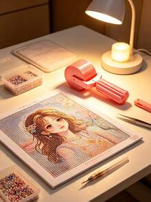 1 قطعة أداة رسم الألماس بالبكرة، أداة رسم الألماس بالبكرة محمولة باليد، أداة حرفية DIY، مناسبة لتطريز الألماس وإكسسوارات رسم الألماس القابلة للفصل - A - مشاهدة 3