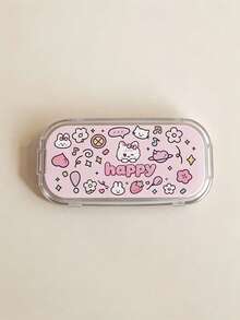 Cartoon Phone Desktop Stand Slouchy Vertical Phone Holder With Back Adhesive Foldable Phone Stand With Mirror 2-In-1 Cute Makeup Mirror Phone Support Stand For Girls Essential For Outings Portable For Touch-Ups Convenient To Carry Perfect Gift For Girls Phone Decoration Accessory Birthday Gift Party Favor - Multicolor - View 19