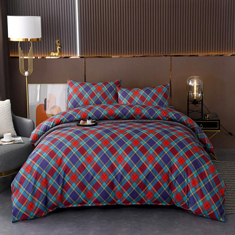 POLIGONO Sheet Sets With Pillowcases - Multicolor - View 1