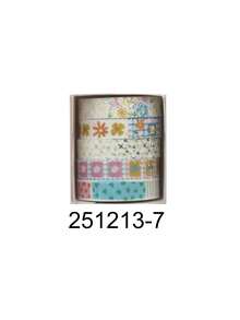 5 Rolls/Box Creative Glitter Washi Tape, Beautiful Decorative Tape For Making Handbook And Scrapbooks, Exquisitely Packaged Gift Box Decorative Tape - Multicolor - View 13