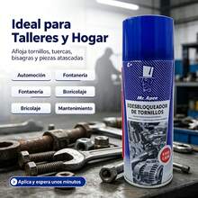 Desbloqueador de tornillos lubricante penetrante, elimina óxido, afloja piezas atascadas para auto, taller y hogar - A - Ver 3