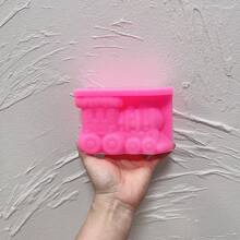 Christmas Gingerbread Train Silicone Mold Christmas Fireplace Shape Candle Mold For Soy Wax Christmas Ornament Effortless Holiday Charm - Multiple Styles - View 7