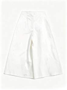 Spring/Summer New Loose Wide Leg Pants With Pleated Design For Women White - White - View 6