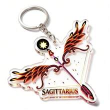 Exquisite 12 Zodiac Acrylic Keychains, Multiple Zodiac Styles Available! High-Transparency Acrylic Material, Vibrant And Delicate Pattern Colors, Smoothly Polished Edges. Paired With Sturdy Metal Key Ring, Resistant To Fading And Breaking. Can Be Hung On Keys, Backpacks, Perfect As Daily Accessories, Also Suitable As Christmas Zodiac Theme Gifts For Friends And Family - one-size - View 15