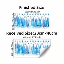 1pc/2pcs/3pcs Christmas Tree Static Cling Window Sticker, Luxury Gold White Green Xmas Tree With Golden Star , Decor For Home, Shop,Indoor Xmas Party - Multicolor - View 15