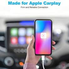 Cáp dữ liệu USB A sang Lightning sạc siêu nhanh, cáp sạc USB A sang Lightning tương thích với iPhone 14 13 12 11/Mini/Pro/ProMax/8/Pro, cáp sạc nhanh USB chính hãng tương thích với iPhone 11 12 13 14 Pro Max, cáp dữ liệu tương thích với iPhone 7 8 Plus SE XR iPod, củ sạc tường USB - trắng - Xem 4