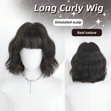 12 Inch Yellow Short Bob Curly Wigs For Women Soft Silky Heat-Resistant Synthetic Fiber Wigs For Daily Or School, Use, Perfect For Holidays Music Festivals Celebrations, Sakura Celebration,Graduation Gift & Gift For Friend' S Wig Accessory - Multicolor - View 13