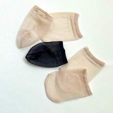 4/10/20 Pairs Ultra-Thin Women's Low-Cut High Heel Sandals Invisible Silicone Anti-Slip Half-Foot Socks - Multicolor - View 10