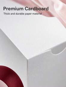 1/5/10/30pcs | 4*4*4 Inch Gift Boxes, Small Gift Boxes; Black / White / Natural Kraft Paper Boxes With Lids, Suitable For Party Favors, Decor Storage, Bridesmaid Invitation Gift Boxes, Aromatherapy Candle Packaging Boxes; Fits Halloween Decor, Birthday Setup, Wedding, Party Decoration, Autumn Theme Gift Packaging And More - White - View 6