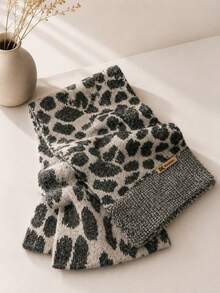 1PC Women's Fashion Casual Exquisite Leopard Print Scarf, Warm And Versatile, Suitable For Daily Wear, Shopping, Party, Travel And Dating - Multicolor - View 10