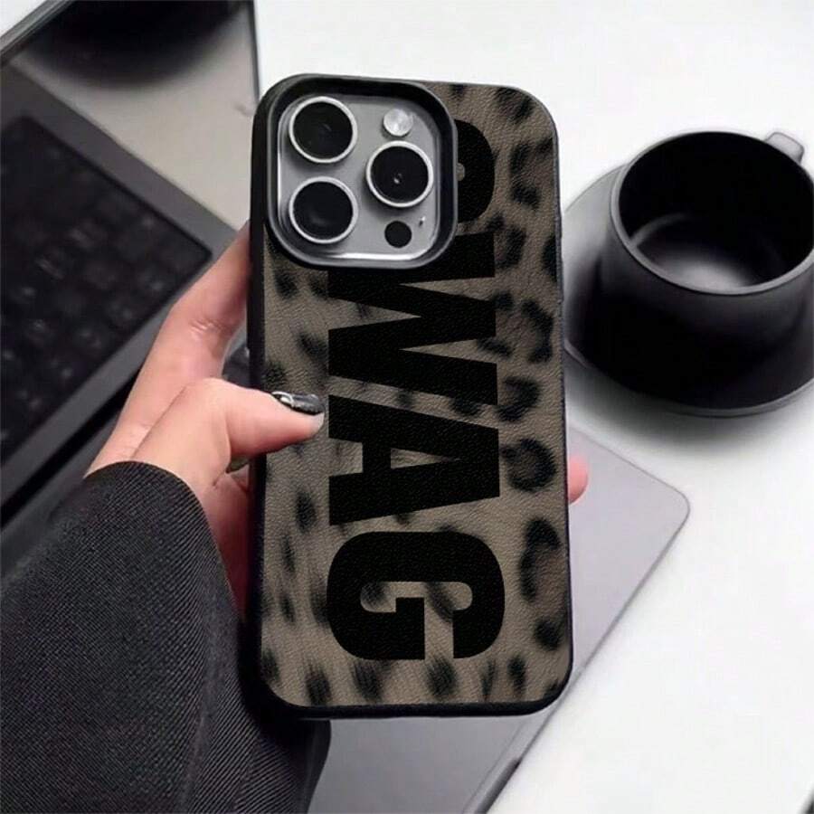 波點 SWAG 手機殼,相容 iPhone 17、17 Pro、17 Pro Max、16 Pro、16 Pro Max、14、15、16、13、12、11 Pro Max、Plus,亮面、耐用、防刮、時尚美觀,完美禮物 - 彩色 - 查看 1