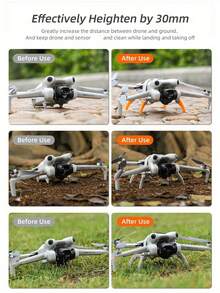 Mini 4 Pro Landing Gear - Sunnylife LG700 Spider Foldable 30mm Extended Height Leg Stand Quick Assembly Upgraded Protection Skid Drone Accessories (Rough Terrain/Grass Compatible) - Multicolor - View 6