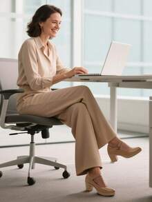 Women Pumps - Apricot - View 12