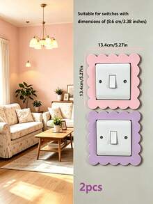 1pc Easy Install Wall Decor, Suitable For Living Room, Bedroom, Kitchen, No Electricity Required, Can Be Used For Birthday, Wedding Party Scene Decoration - A - View 3