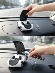 1pc Universal Car Phone Holder, Creative Car‑Model Dashboard Mount, Multi‑Function Adjustable Navigation Support For All Smartphones - Conventional - View 5