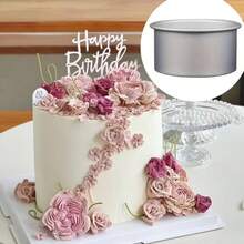 Aluminum Round Cake Pan, Deep Side Round Baking Pan, Cake Pan With Removable Bottom - View 3