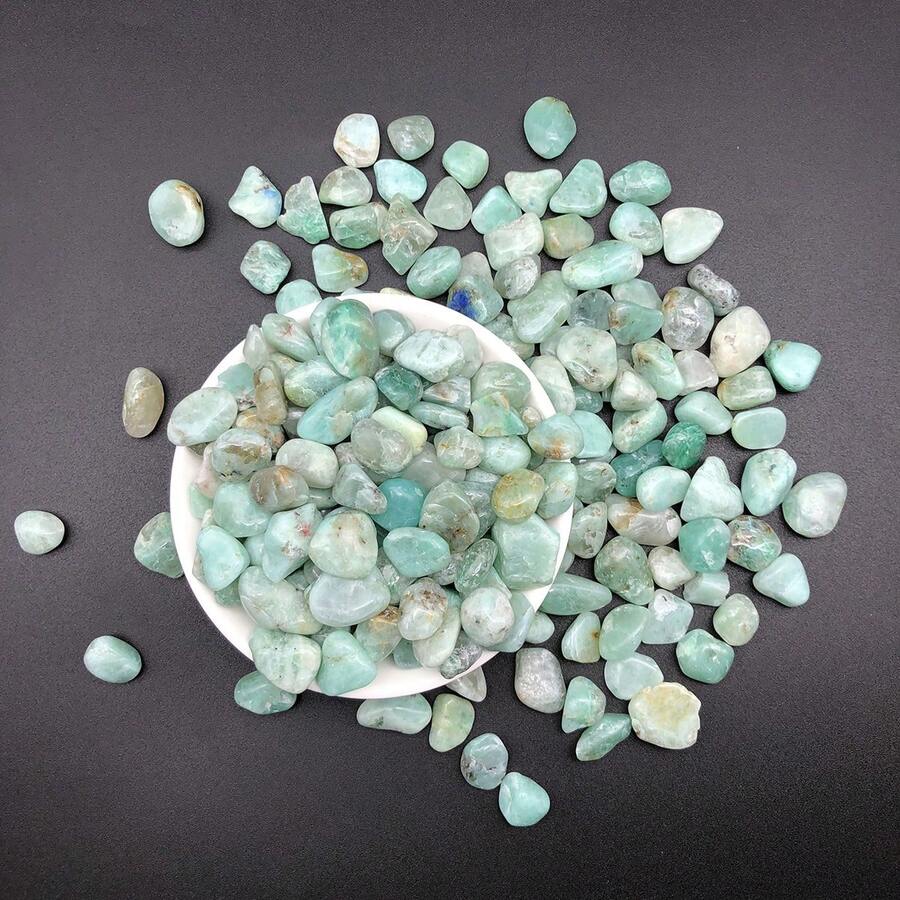 100g Natural Phoenix Lapis Lazuli‌ Crushed Stones - Irregular Pebbles For Mini Aquariums, Succulents, Terrariums & Vase Filler - A - View 1