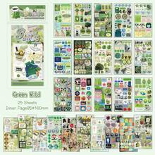 Mogu Retro Showa Style Sticker Book, Ins Japanese Food Cut-Out Sticker Book, Decorative Collage Scrapbook Food Material Paper - 1 Set - View 12
