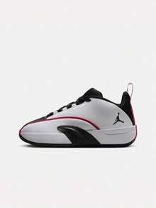 Sepatu Basket Remaja JORDAN ALL GAME BG Low-Top IQ6585-100 - Red and White - View 1