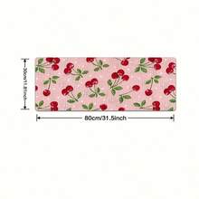 Cherry Polka Dot Gaming Mouse Pad - Featuring Non-Slip Rubber Base, Washable Surface, And Fun Design Suitable For Office, School, And Home Decor, Perfect For Your Keyboard And Mouse - Cherry Polka Dot - View 3