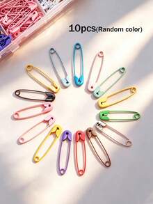 300pcs Colorful Pins, Made Of High-Quality Metal, Vibrant And Bright Colors, Suitable For Sewing, Handicrafts, Jewelry Making And Storage Craft Accessories (300/150/10) Optional - Multicolor - View 10