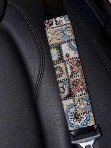Car Seat Belt Shoulder Cover Soft Fabric Bohemian Seat Belt Protector Anti-Friction Seat Belt Accessory Easy Installation Car Tool Durable Structure Seat Belt Protection Tool Suitable For All Car Models And Fashion Designers - Upgraded Version - View 22