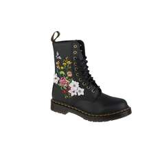 Dr. Martens دكتور مارتنز 1490 فلورال - بوتات بوفير DM27453001 - الأسود - مشاهدة 1