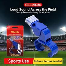 Finger Grip Referee Whistle, High Decibel Plastic Sports Whistle With Finger Ring, Detachable Silicone Mouthpiece, Suitable For Football, Basketball Games And Training - Multicolor - View 5