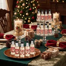 43pcs Christmas Themed Plastic Wine Bottles, Divided Into Bottles, Drinking Bottles, Leak Proof, Portable, Reusable, Multi-Purpose, Suitable For Storing Whiskey And Beverages, Suitable For Christmas Gatherings, Party Decorations, And Daily Use - White H - View 2