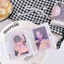 1pc Musical Note & Bow Integrated Card Holder, 3‑Inch K‑Pop Photocard Display & Storage Album For K‑Pop Fans - A - View 3