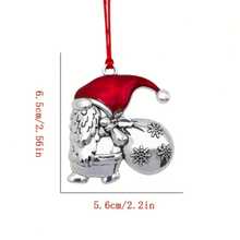 1pc Christmas Tree Pendant, Christmas Tree Hanging Ornament, Christmas Holiday Pendant, Pendant, Water Drop, Decorative Ball - Multiple Styles - View 4