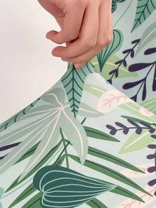 1pc Tropical Rainforest Print Elastic Stretch Soft Milk Silk Sofa Cushion Cover, Suitable For All Seasons - Multicolor - View 9
