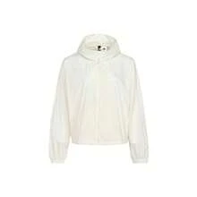 Adidas UPF50+ Water-Repellent Cooling Sports Hooded Long-Sleeve Sun Protection Jacket Women's - White - View 12