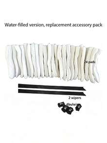 Double-Sided Magnetic Window Cleaning Tool Glass Cleaner Magnetic Exterior Window Cleaning Brush With Dual Water Tank And Squeegee System Surface Glass Cleaning Brush High-Rise Exterior Window Cleaning Brush Home Glass Cleaner Hands-Free Rotating Design - Multicolor - View 15