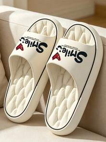 Spring/Summer Fashion Versatile Men's House Slippers, Essential For Home, Office, Outdoor, Hiking, Hotel, Bathroom, Comfortable For Long Wear, Easy To Clean - White - View 10