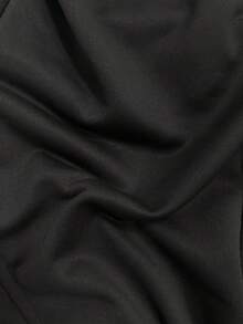 Men's Drawstring Waist Loose Wide Leg Casual Sweatpants, Autumn/Winter Black Spring Sports Fall - Black - View 8