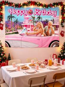 MASSDI Party Backdrop, 4Style Background Banner, Premium Thick Polyester Material, Fade Resistant HD Printing, Wrinkle Free, Easy To Hang, Suitable For Birthday Gathering, Themed Photoshoot,Decor And Indoor Outdoor Celebration Party Decoration - Multiple Styles - View 7